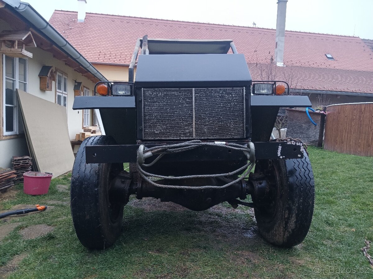 Traktor domácí výroby 4x4