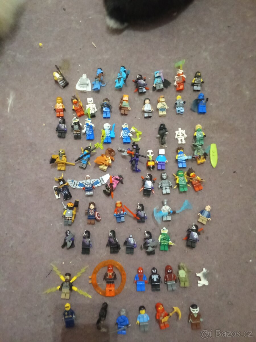Lego Ninjago,Marvel,avatar mini figurky a nekompletní sety