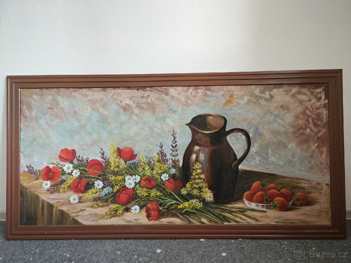 Velký obraz zátiší