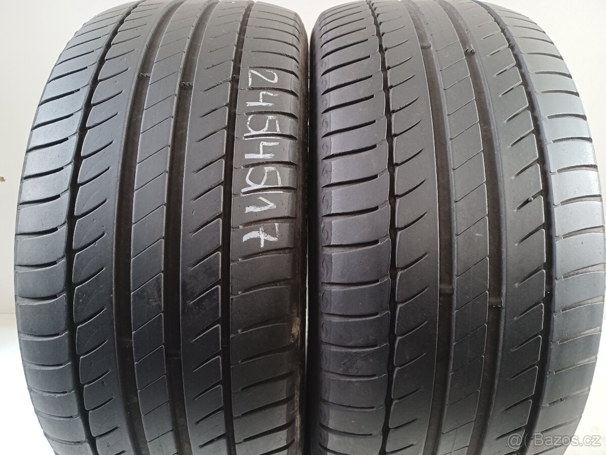 2ks letní pneu 245/45/17 Michelin