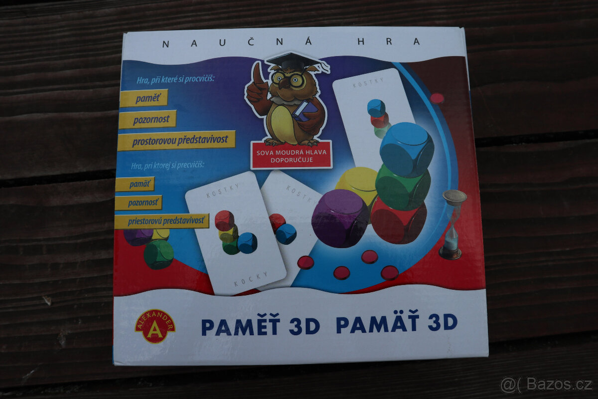 Naučná hra Paměť 3D