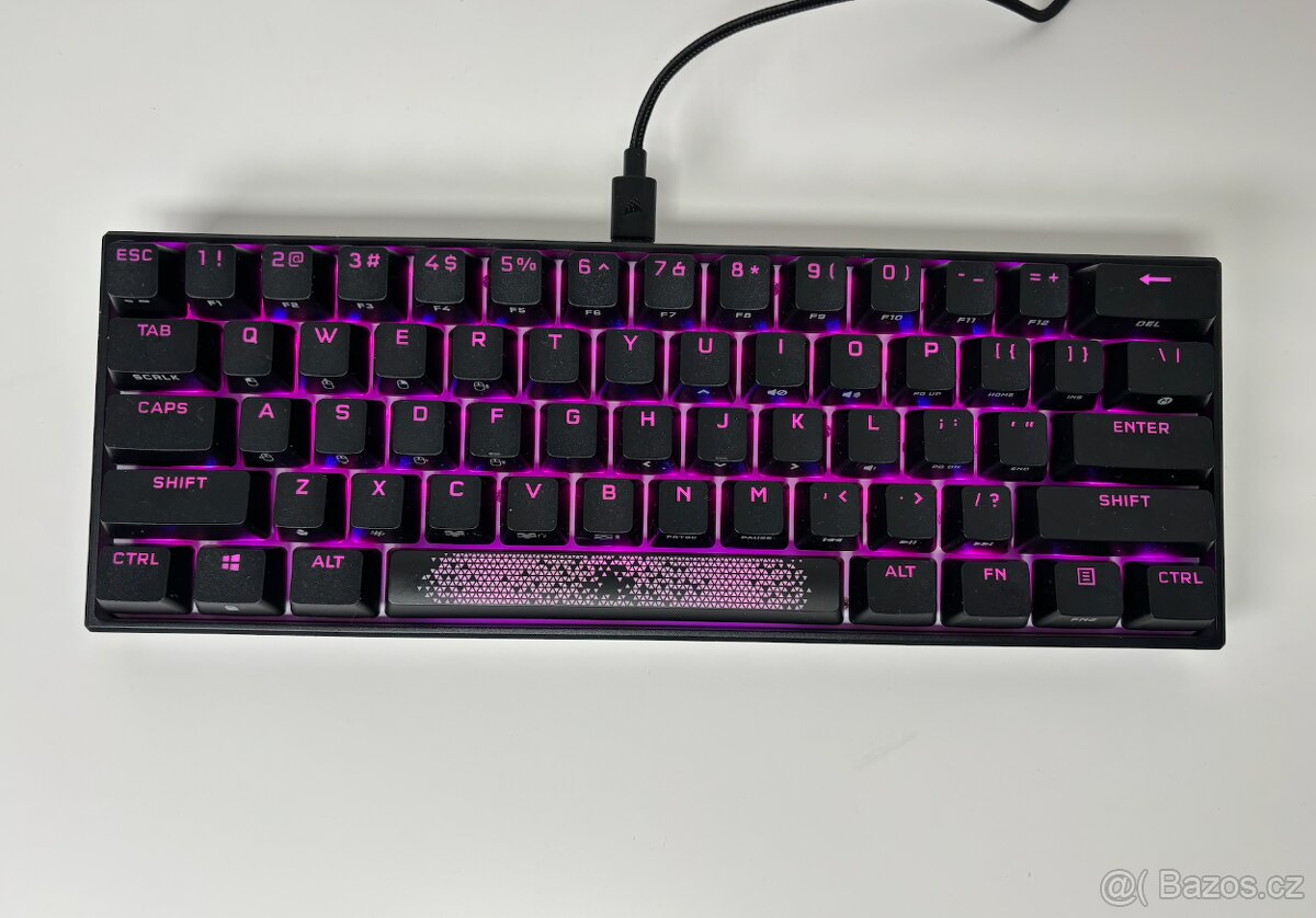 TOP mechanická herní RGB klávesnice Corsair K65 RGB MINI 60%
