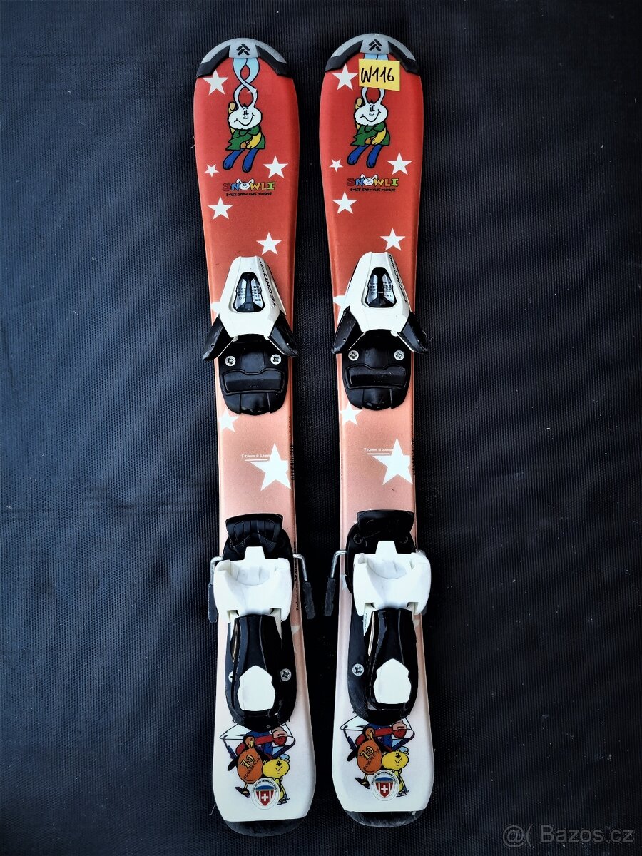 Dětské lyže TECNO 70 a 80 cm, po komplet servisu