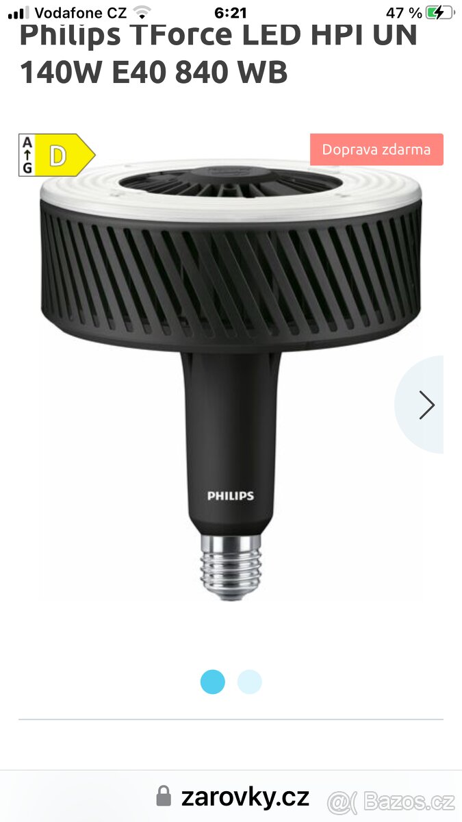 Výkonné LED světla 140W a 90W