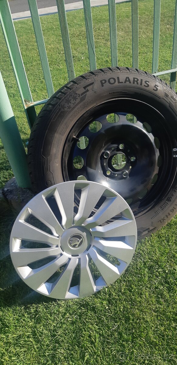 Plechové disky R16 6.5Jx16 H2 ET46+puklice Tektron