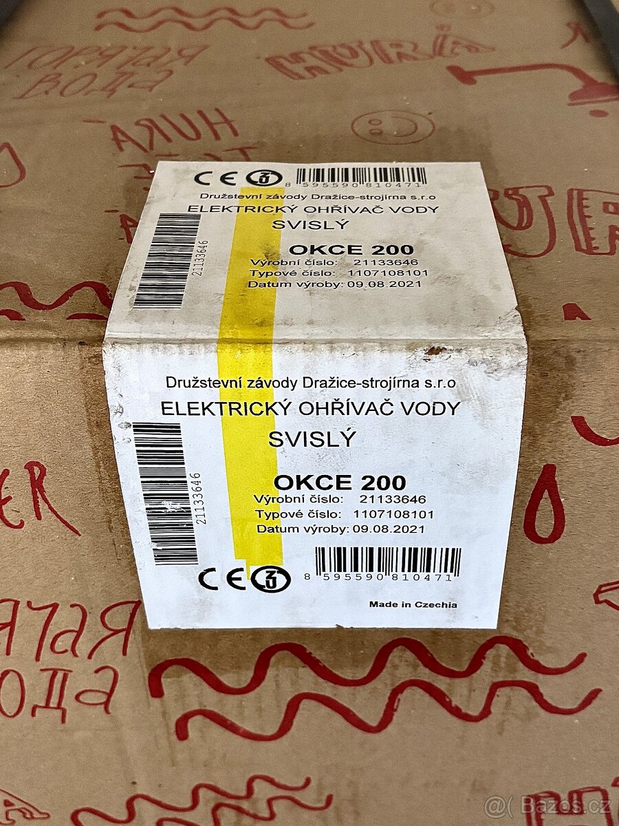 Elektrický ohřívač vody - OKCE 200