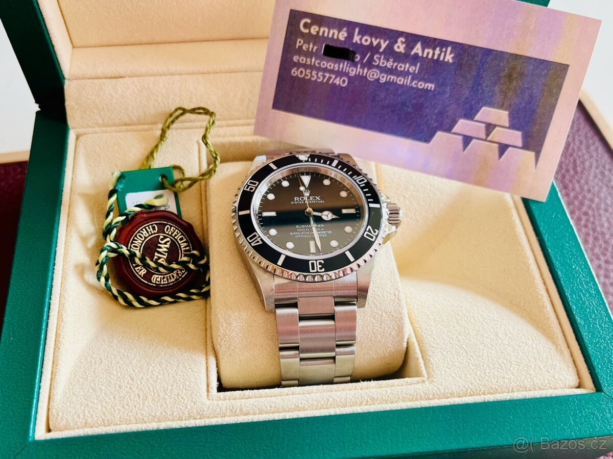 ♛ Rolex Submariner 14060M - 40 mm, Full Set 🇨🇭