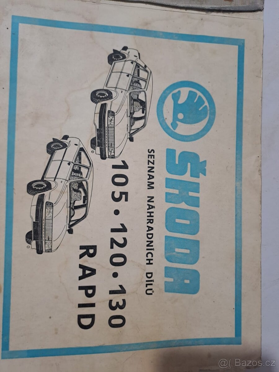 Sleva možná Katalog náhradních dílů na ŠKODA 105/120/125/130
