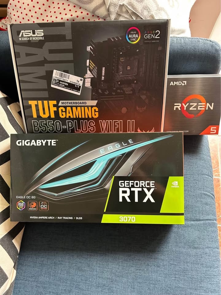 Základ pro herní PC Ryzen 5600/RTX 3070/B550/32GB RAM