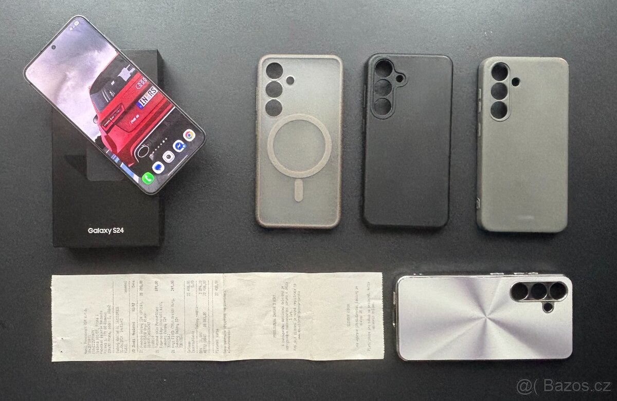 Samsung Galaxy S24 / 8+256 / V záruce do 6/2027.