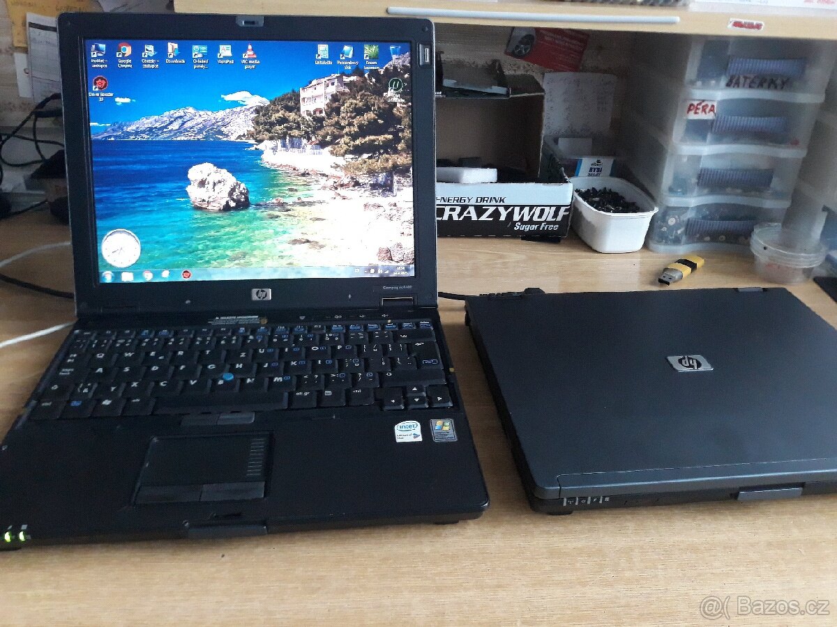 Hp Compaq nc4400, W-7, na internet, Bootovani Linuxů...