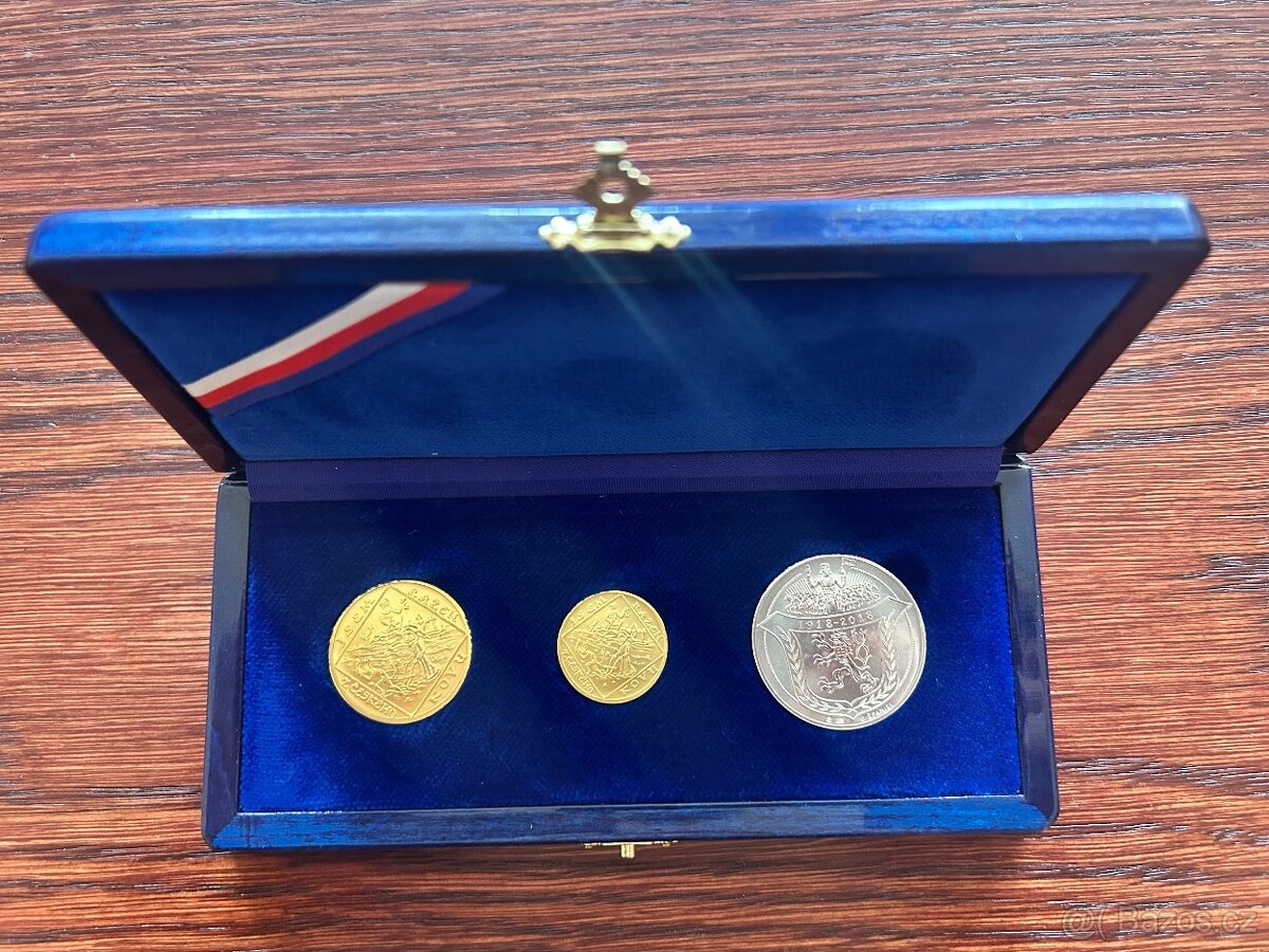Sada medailí Jsem ražen z českého kovu 1918/2018