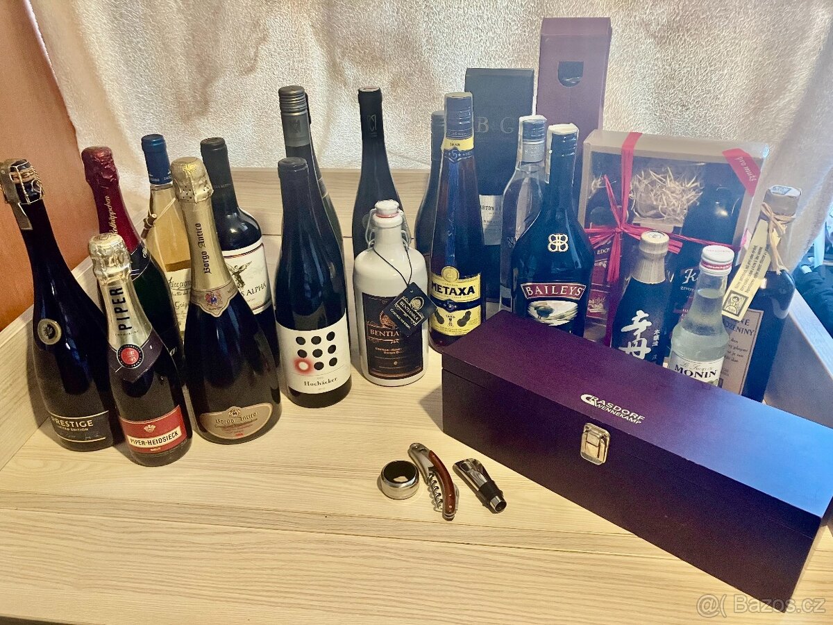 Starší lahve s alkoholem výhodně (-75 %)