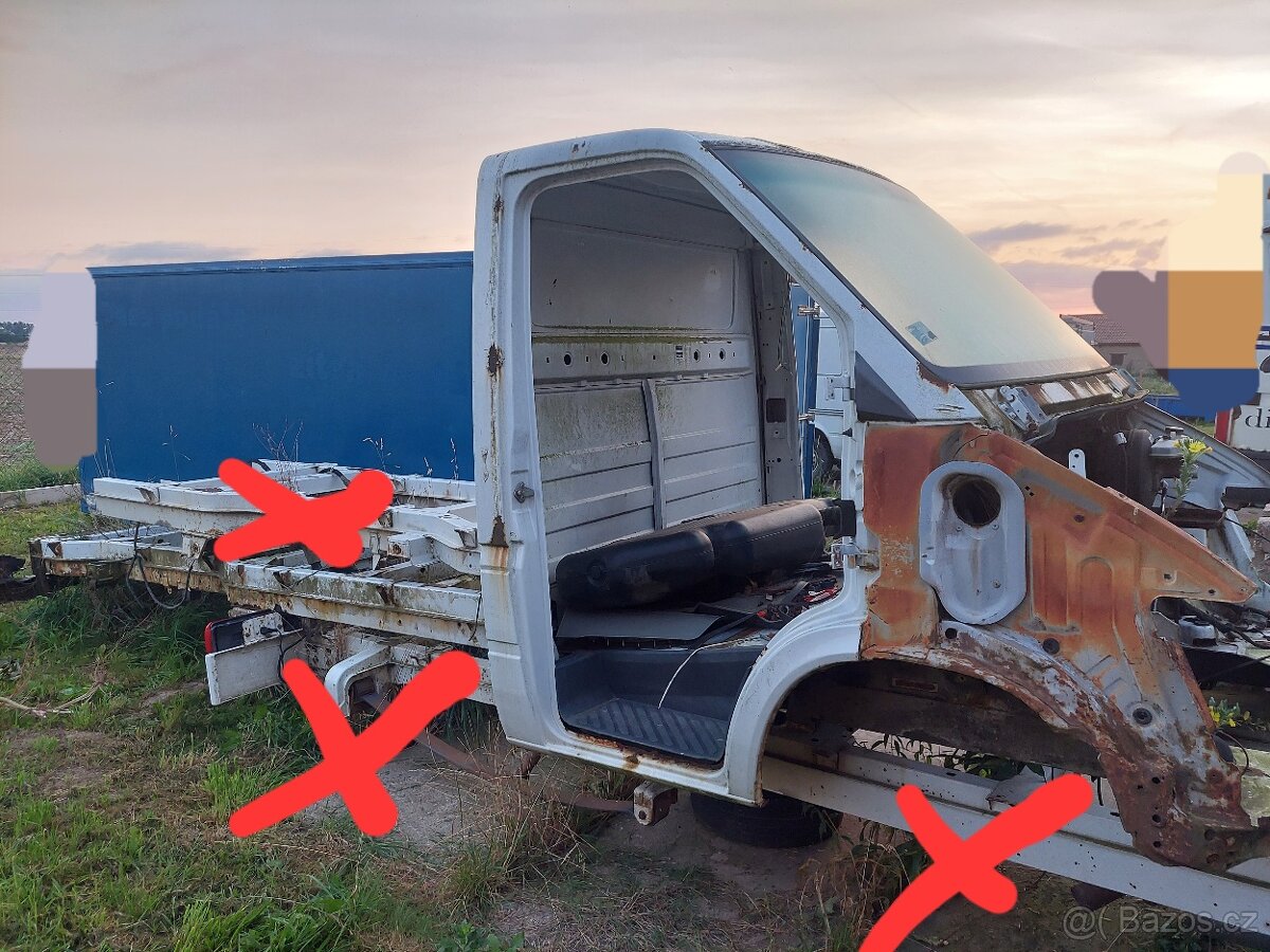 Mercedes Benz Sprinter 412-416 rám s kabinou