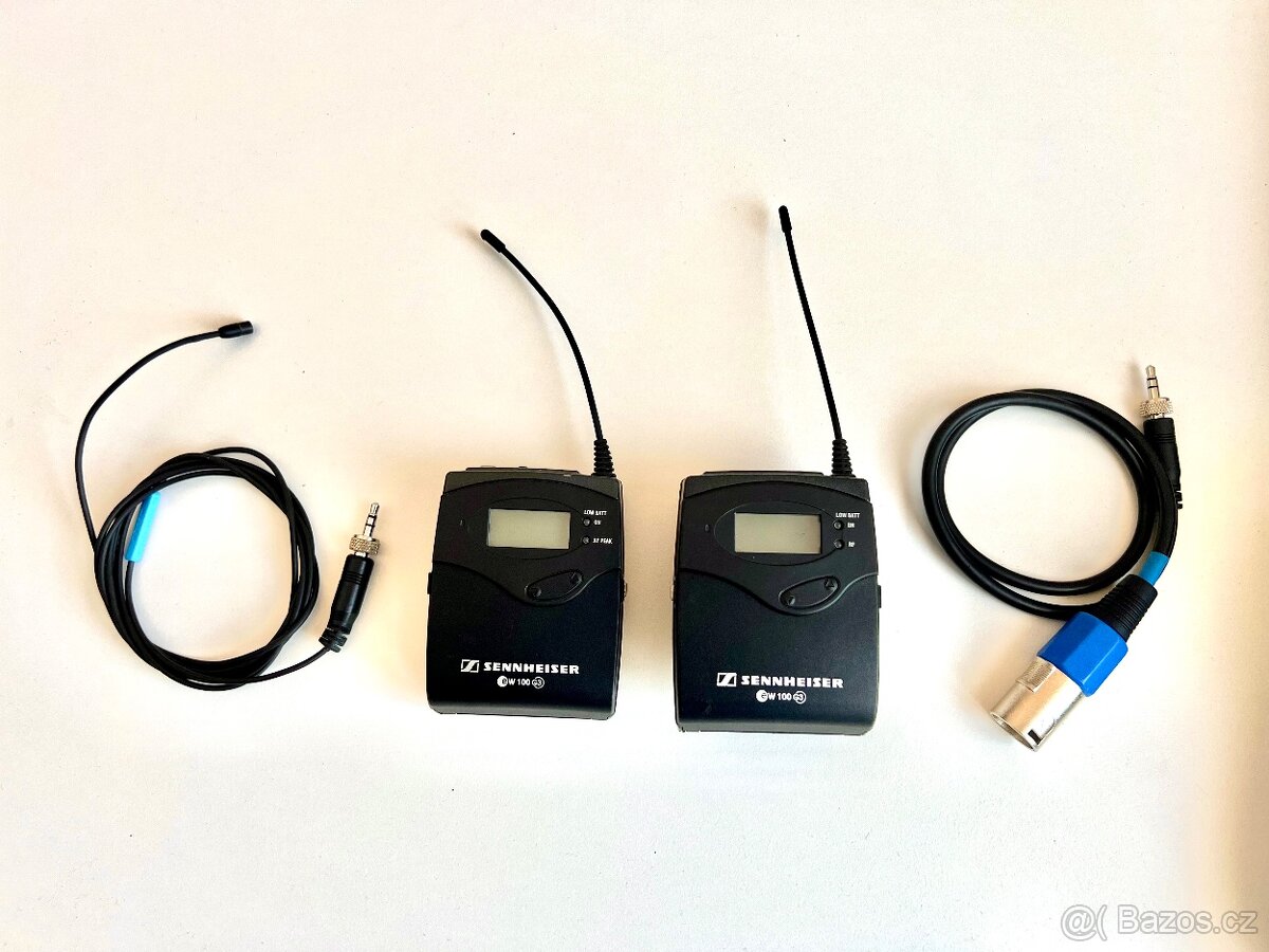 Bezdrátový set Sennheiser G3 + MKE2 Gold EW