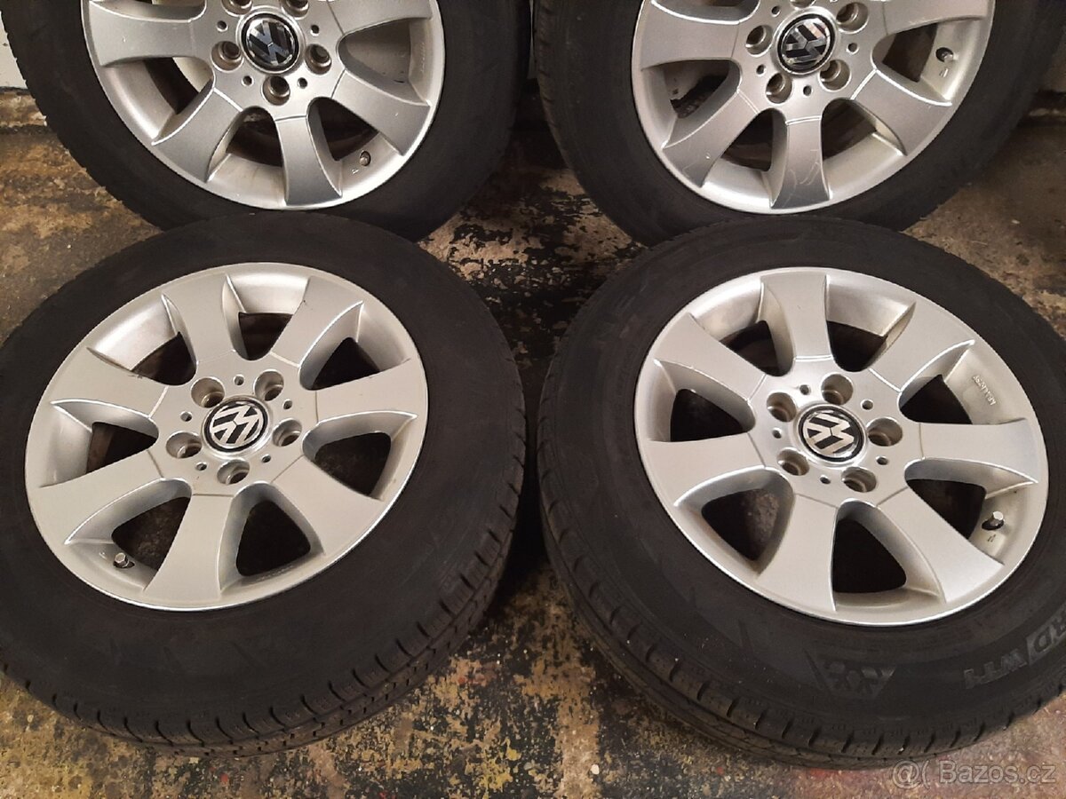Alu kola 5x120 r16 na VW T5 zimní pneu