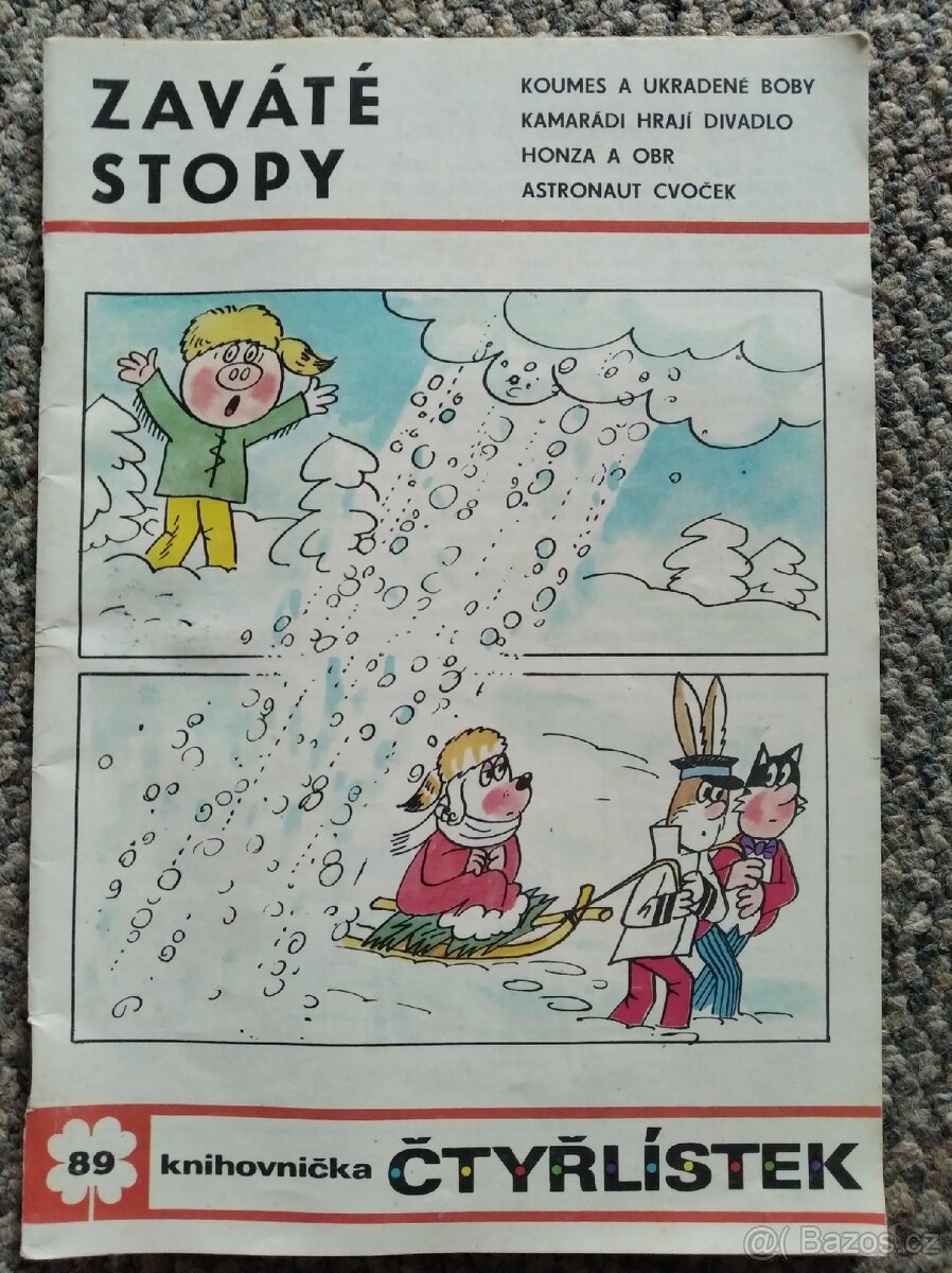Čtyřlístek 89, Zaváté stopy