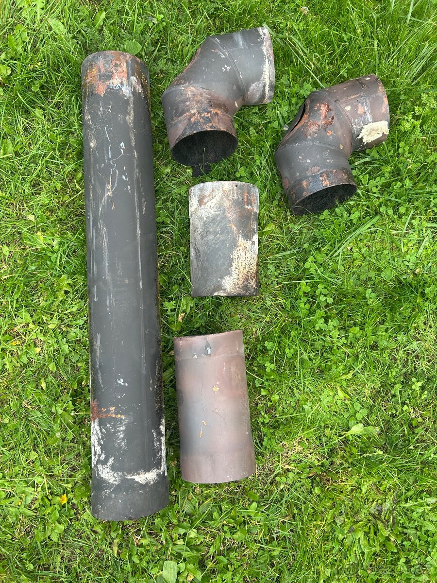 SILNOSTENNE KOUŘOVÉ ROURY A KOLENA 160mm