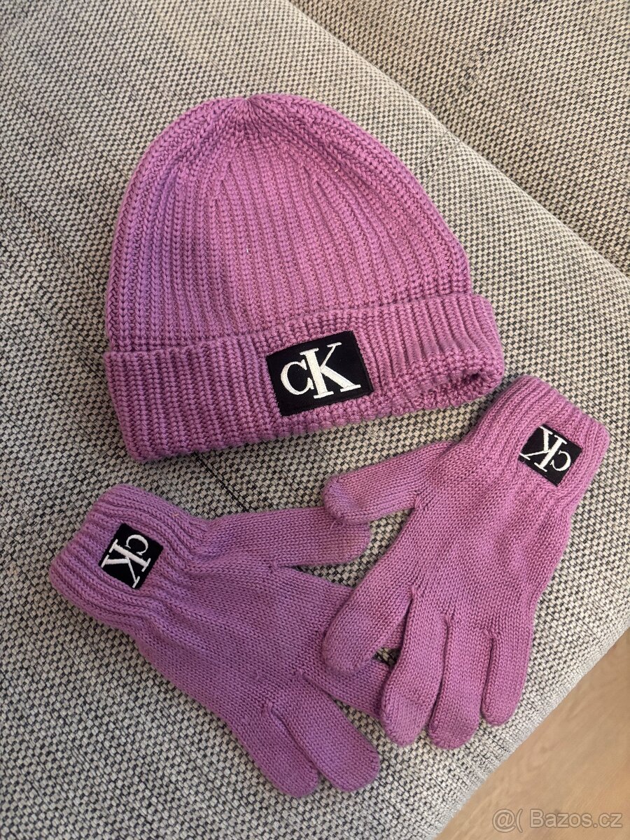 Cepice rukavice set CK