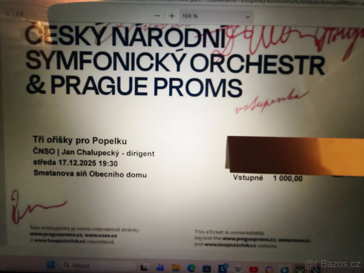 Tři oříšky pro Popelku -Praha