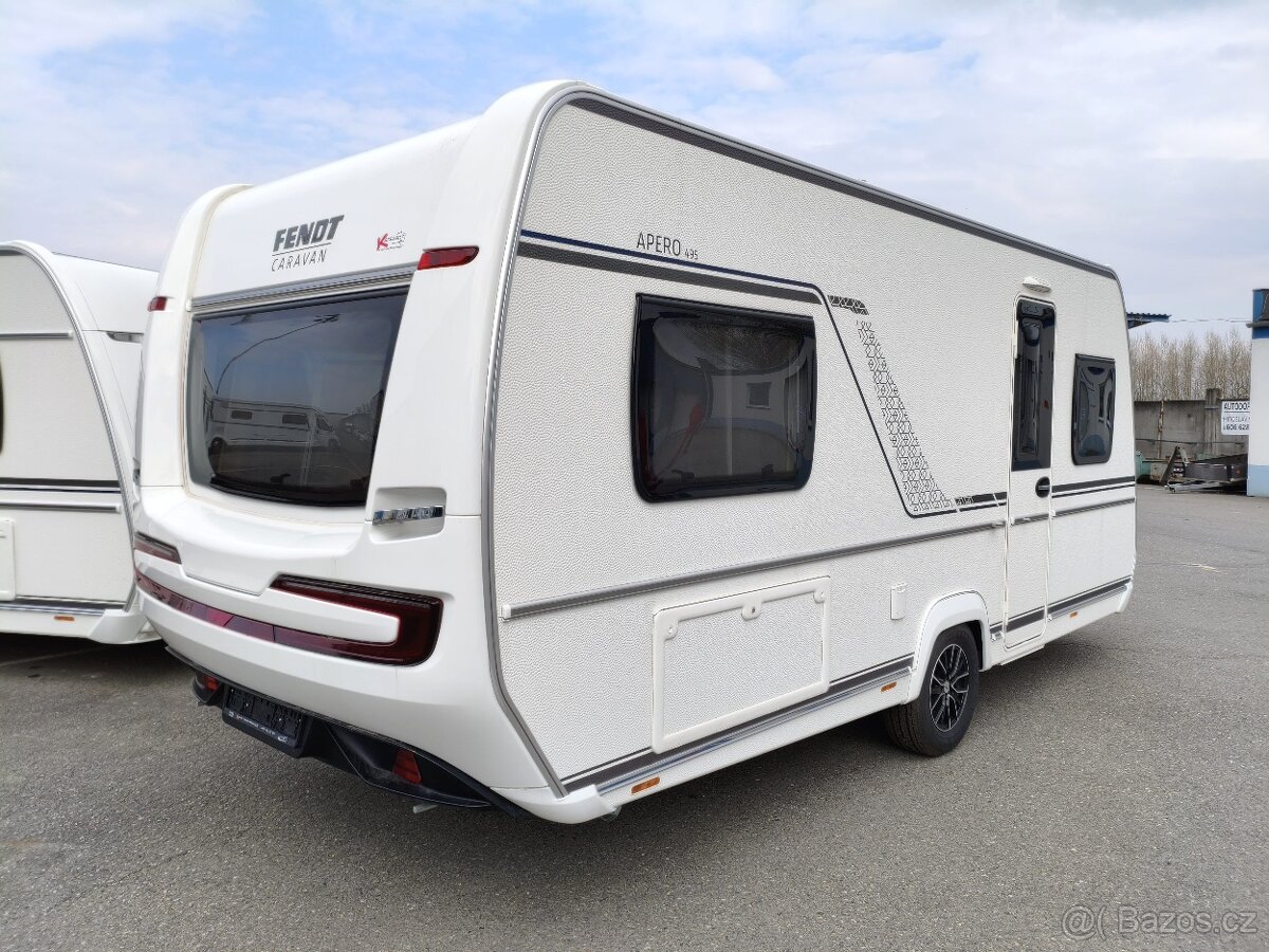 Obytný přívěs Fendt Apero 495 SG nový skladem