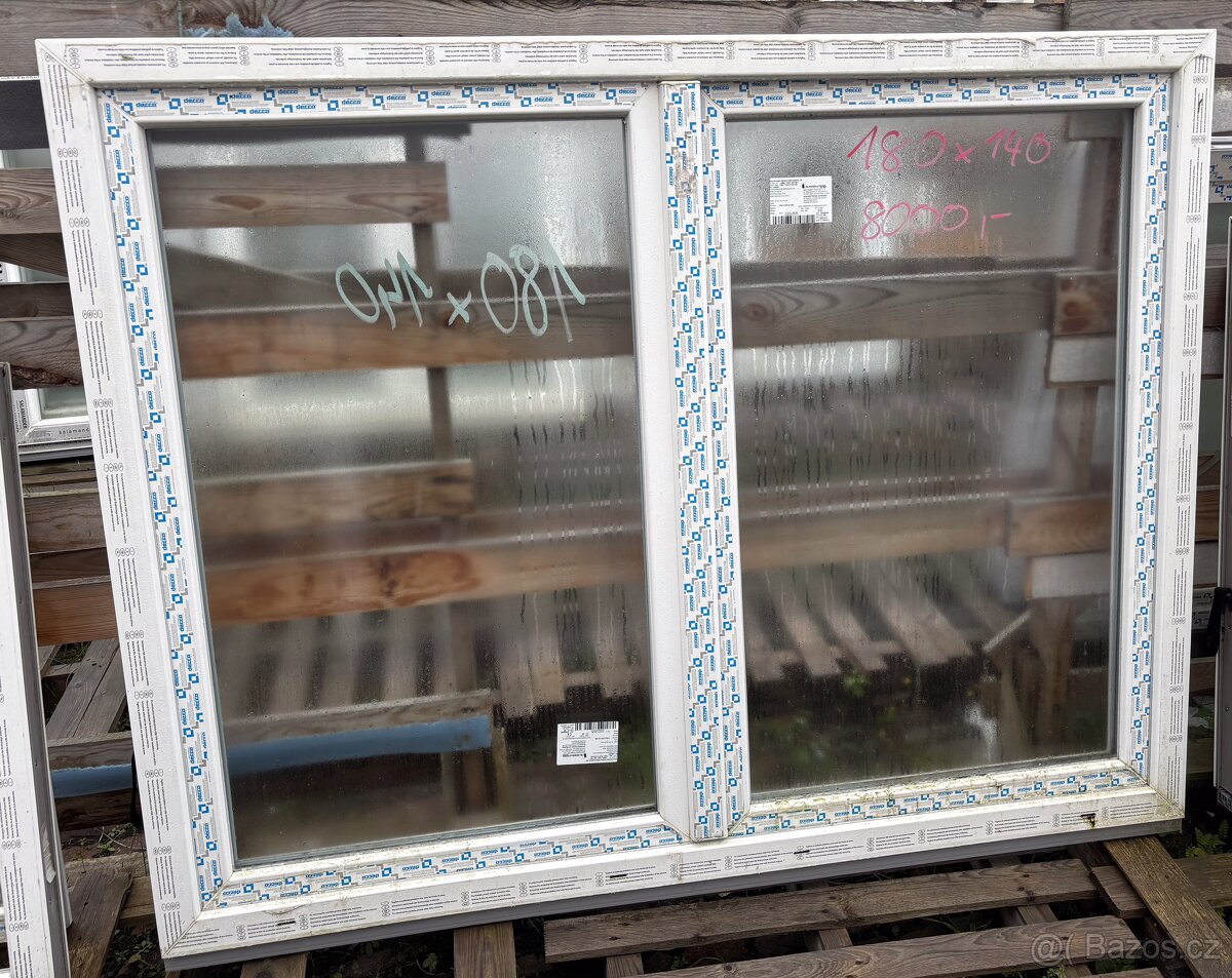 Prodám plastové okno 180x140