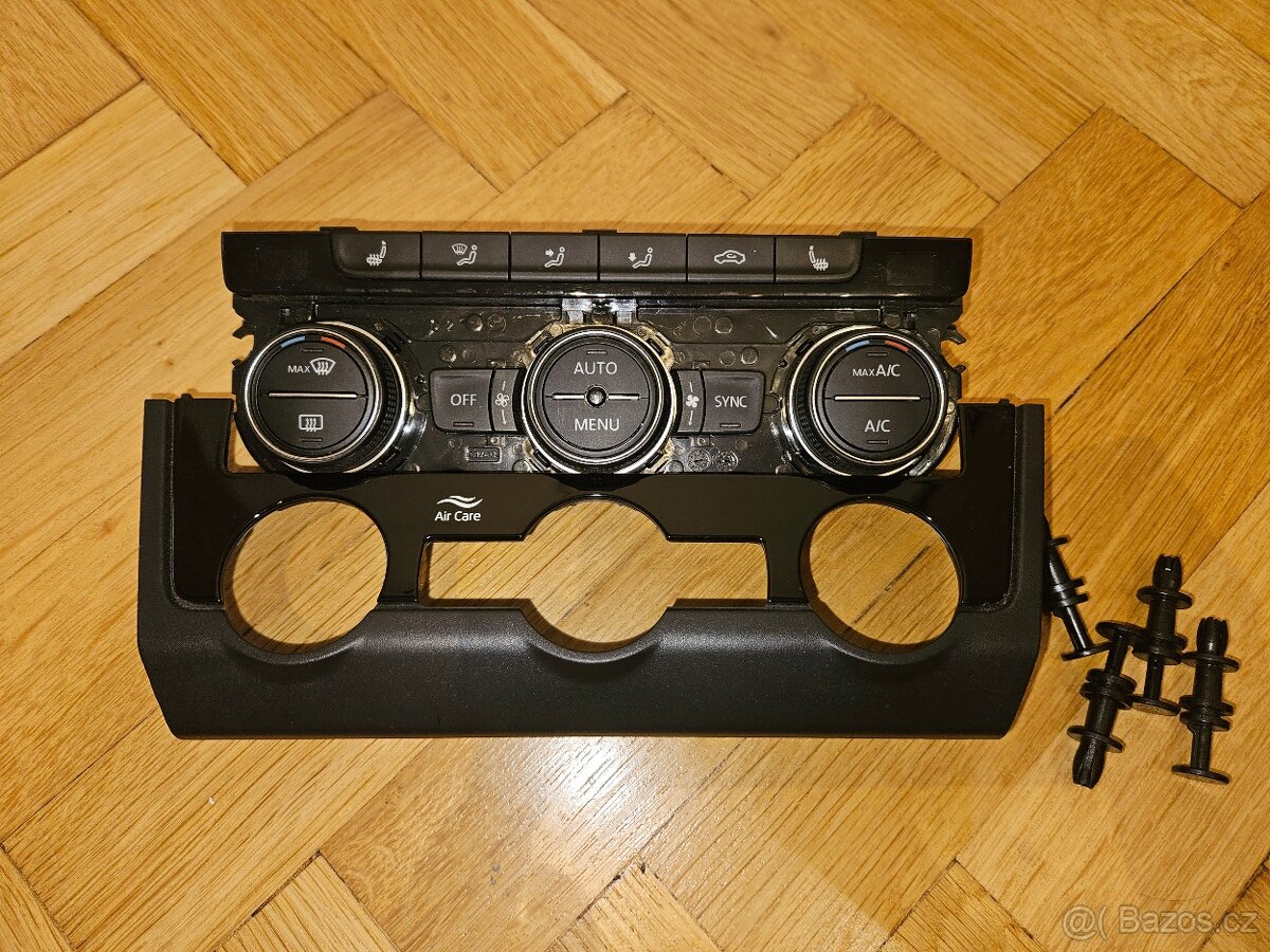 Panel klimatizace golf 7