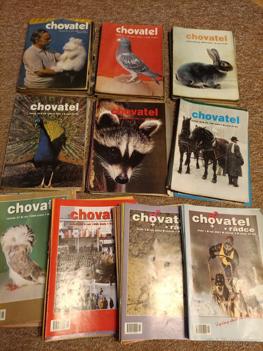 Chovatel komplet 10let ,1992-2001