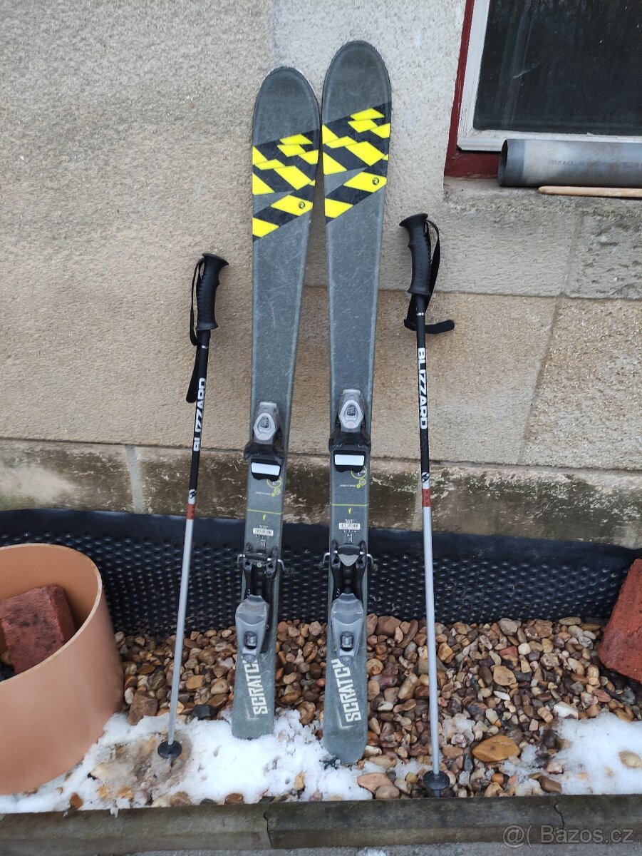 Dětské lyže Rossignol + hůlky