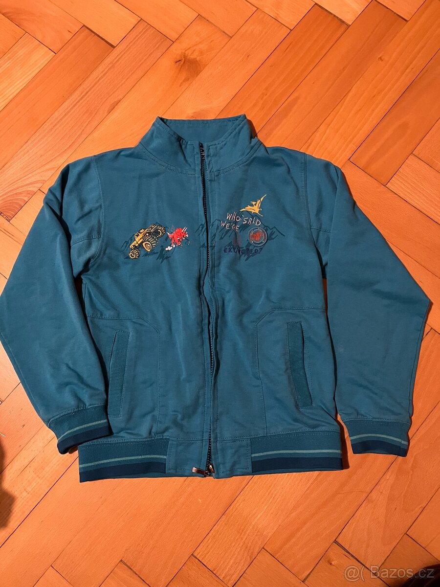 tenká tepláková mikina 134/140