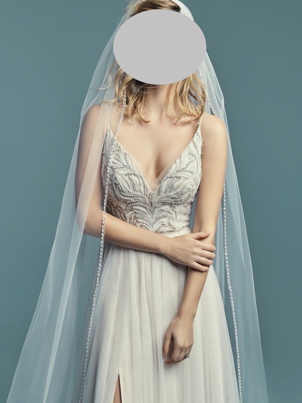 Svatební šaty MAGGI SOTTERO .Model CHARLENE velikost UK 10.