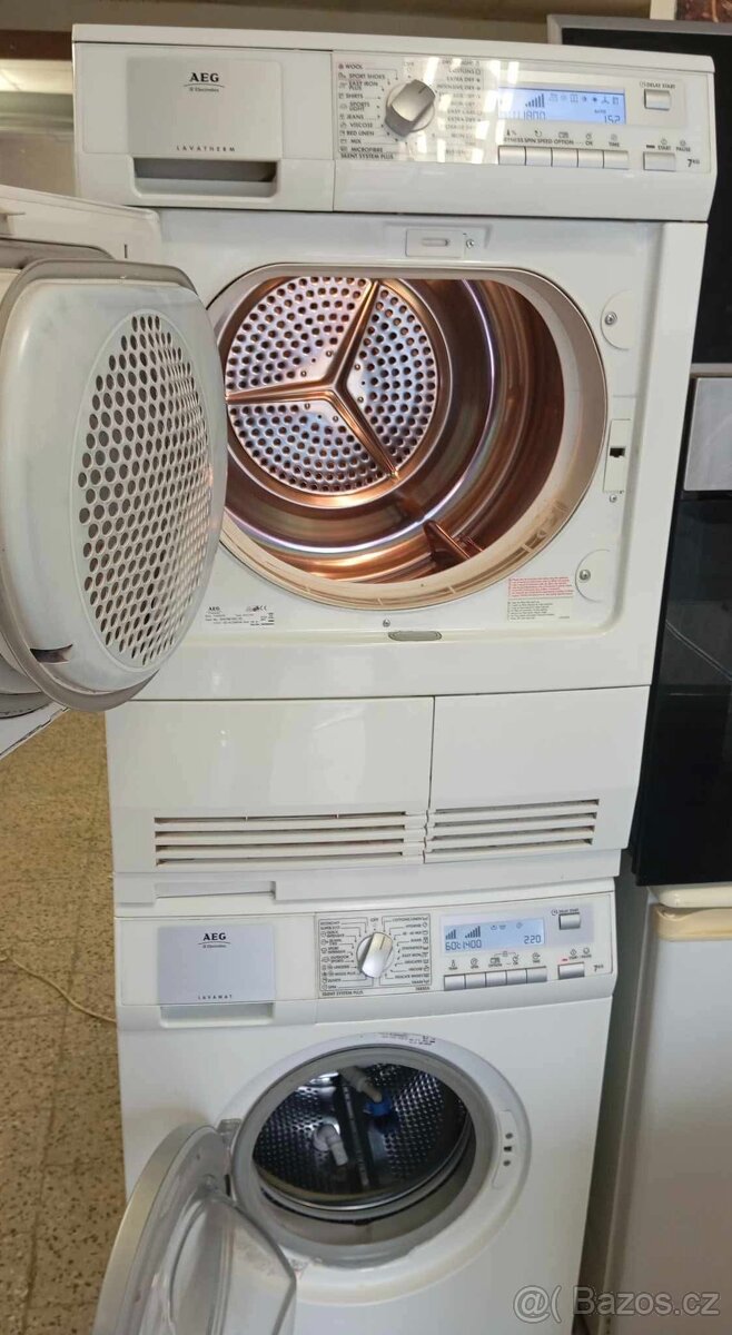 Prodám set AEG včetně mezikusu na 7 Kg, dovoz, záruka