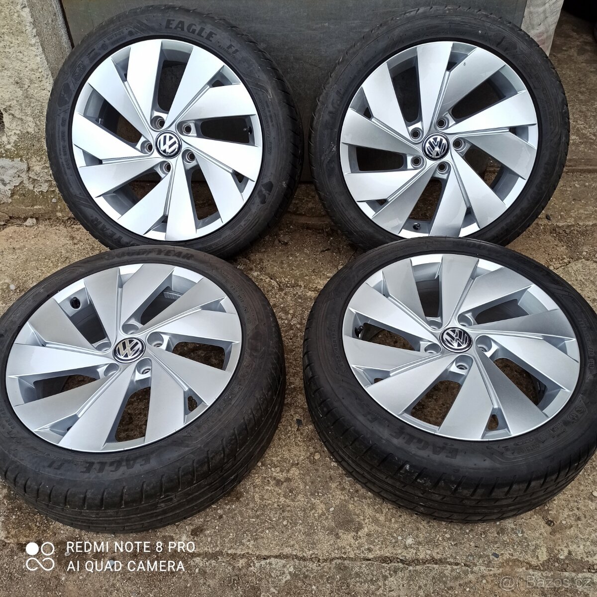Orig.alu disky VW GOLF 8 17"