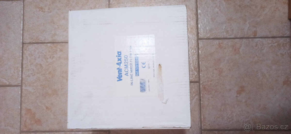 Radiální potrubní ventilátor Acm250 kov.Vent-Axia