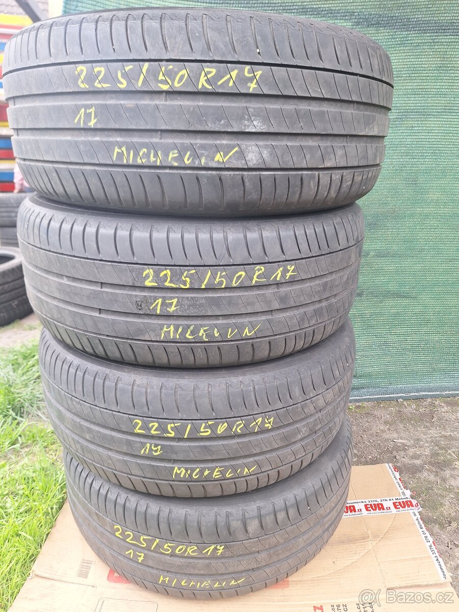 Prodám letní pneu 225/50/17 Michelin