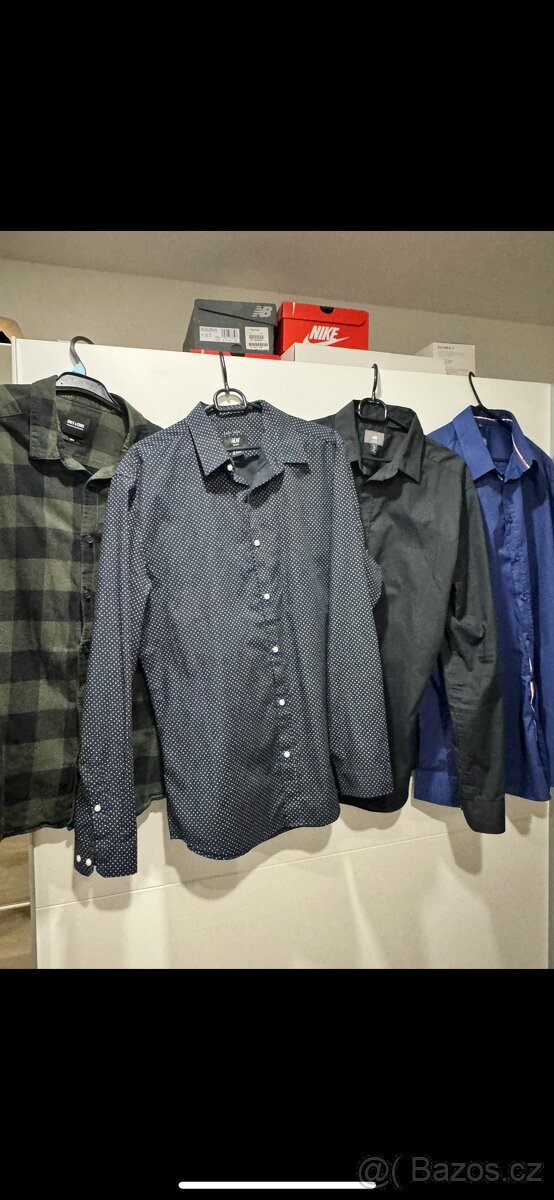 4x zánovní Pánská košile H&M