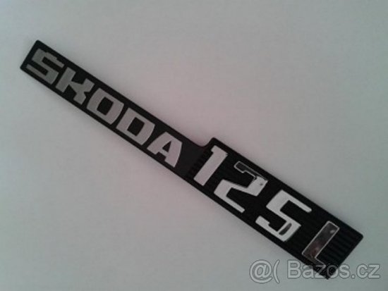 Prodám nový originální znak na š. 125L