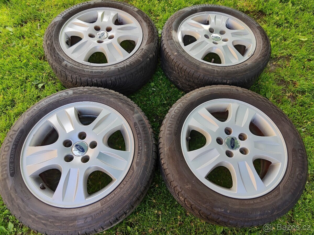 Letní sada Ford r16 5x108 Uniroyal 205/55/16