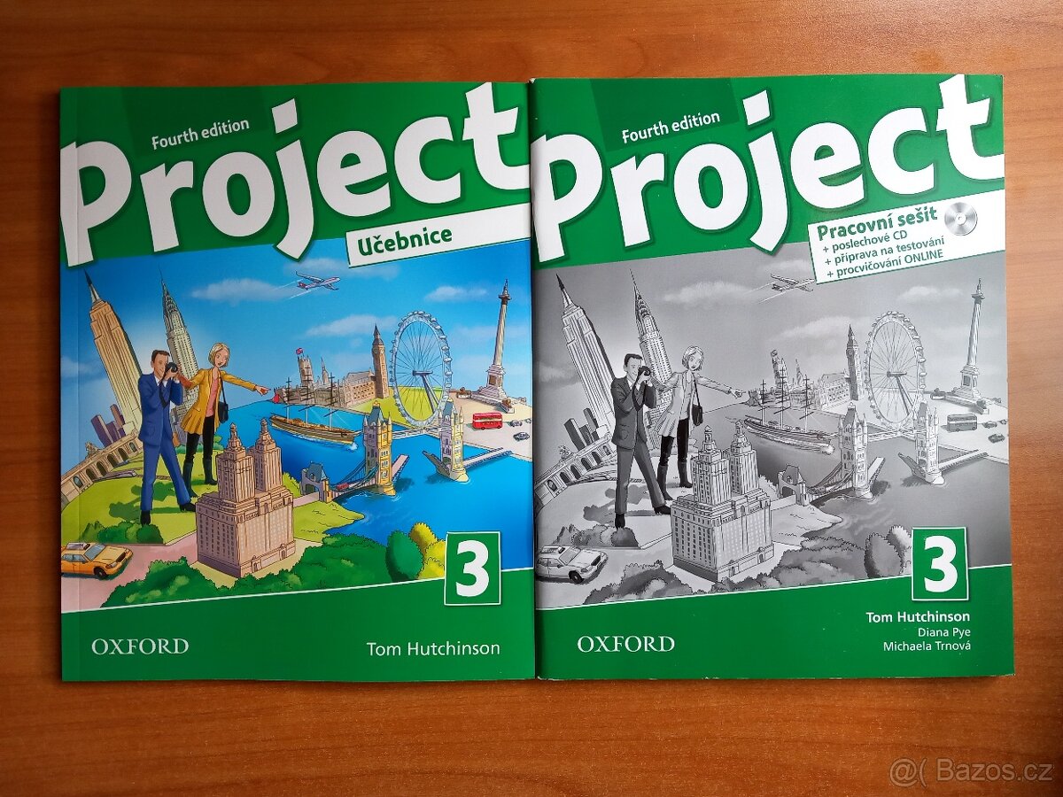 Project 3 učebnice a pracovní sešit OXFORD 4th edition