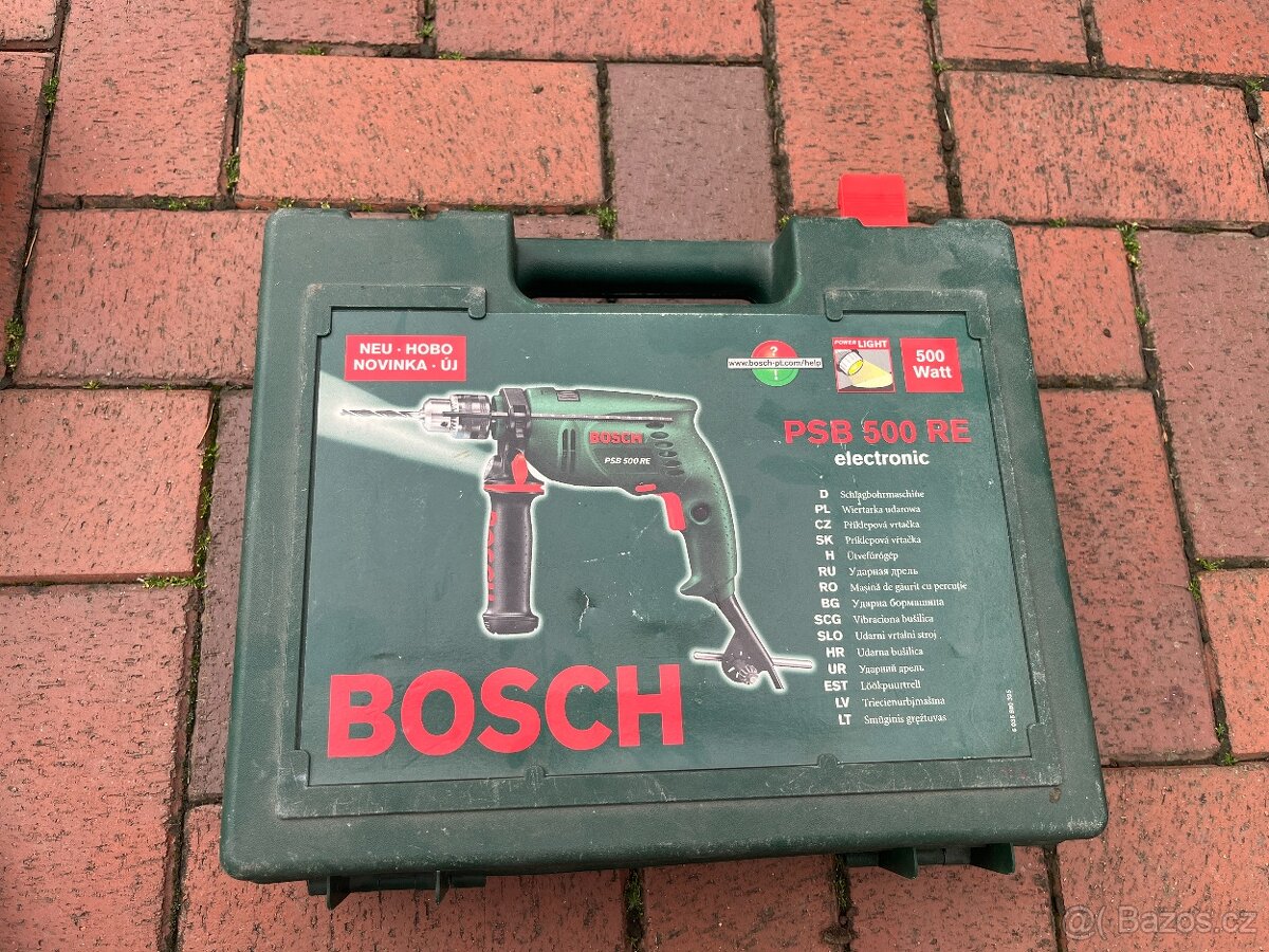 Plastový kufr Bosch zelený