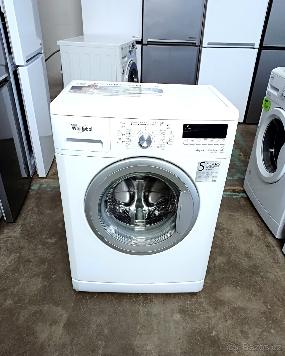 Pračka Whirlpool A+++ 6 kg 1000 ot./min. slim, ZÁRUKA