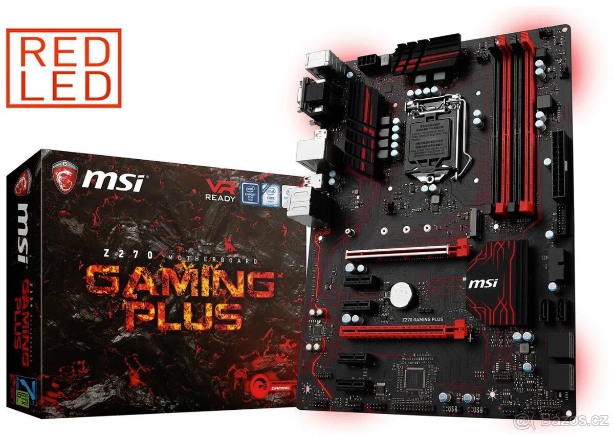 Základní deska MSI Z270 GAMING PLUS – Intel Z270 + procesor