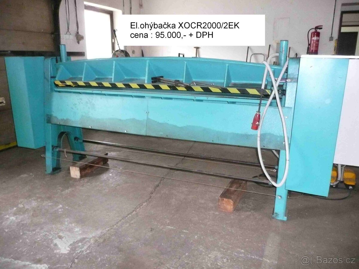 Elektrická ohýbačka plechů XOCR 2000/2EK