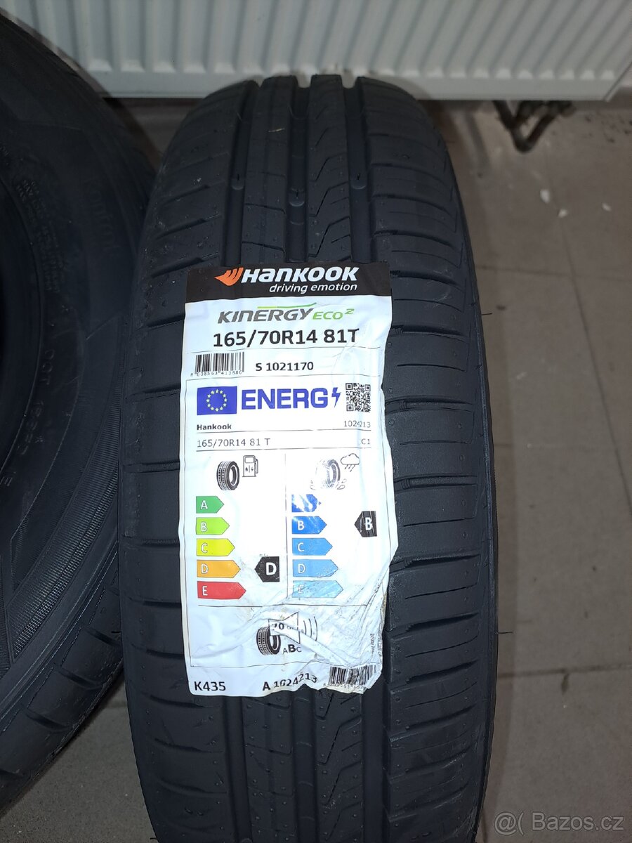 Letní pneu Hankook 165/70 R14 nové