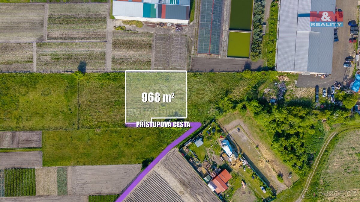 Prodej pozemku k bydlení, 968 m², Dřísy