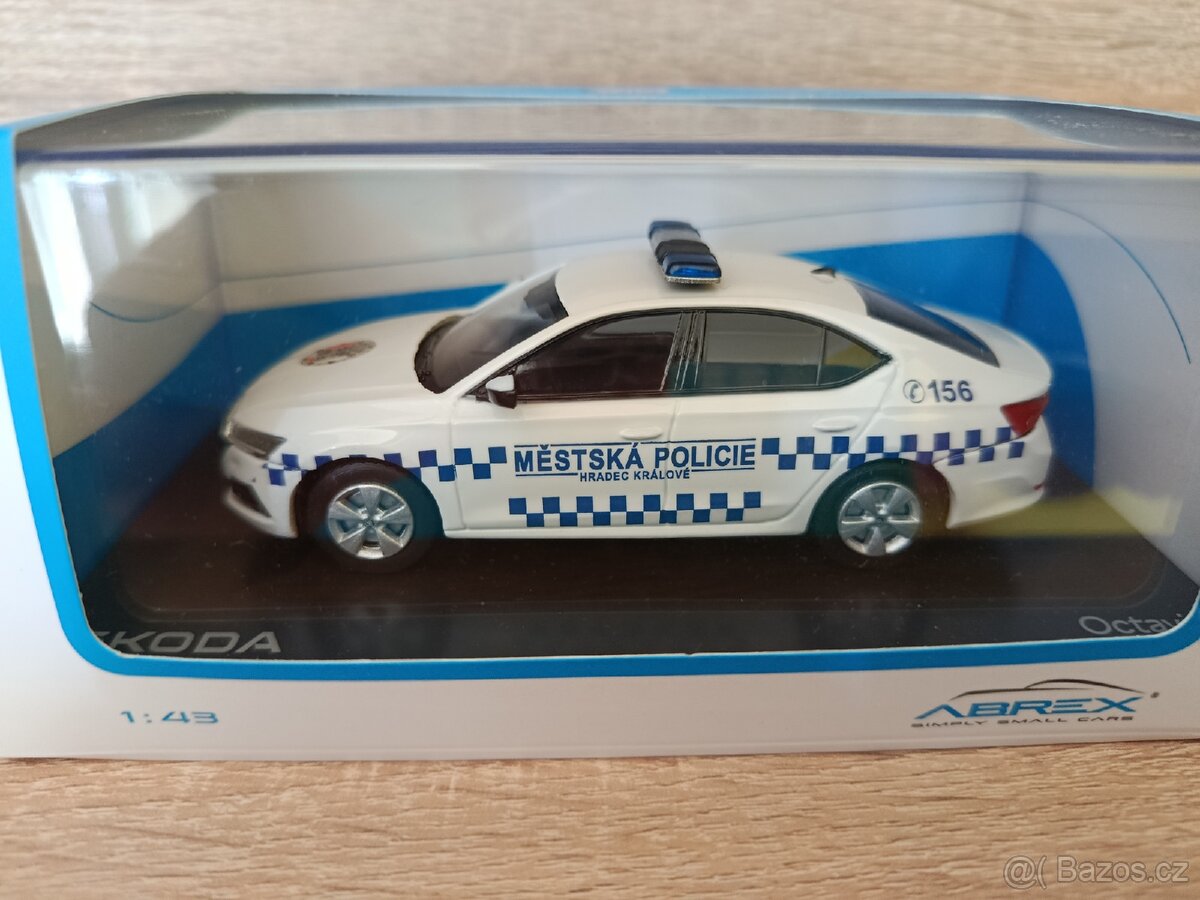 Škoda Octavia IV Městská Policie Hradec Králové Abrex 1:43