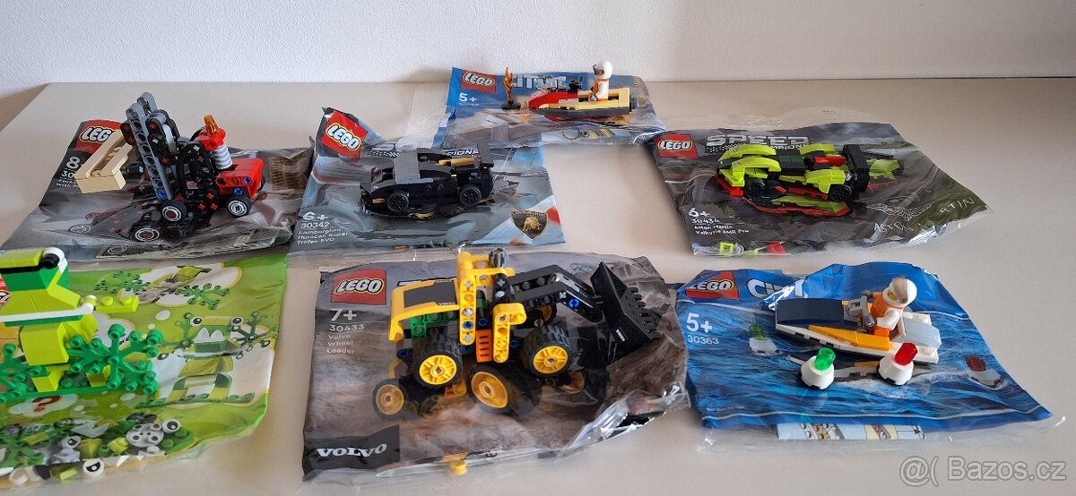 LEGO City+Speed+Technic, 7 mini sad