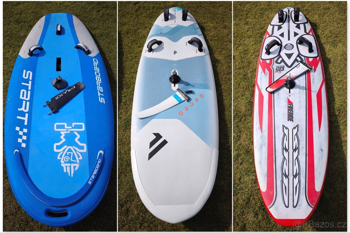 Freeride plováky na windsurfing