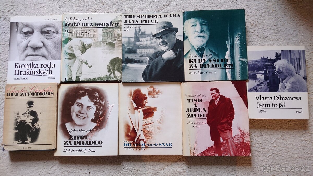 OSOBNOSTI filmového a divadelního života 9 knih