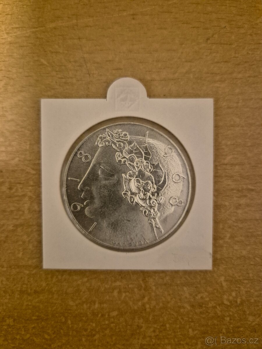 Ag mince 50 Kčs 1968